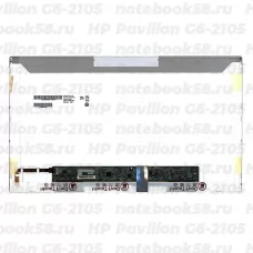 Матрица для ноутбука HP Pavilion G6-2105 (1366x768 HD) TN, 40pin, Глянцевая