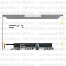 Матрица для ноутбука HP Pavilion DV6-3104er (1366x768 HD) TN, 40pin, Глянцевая