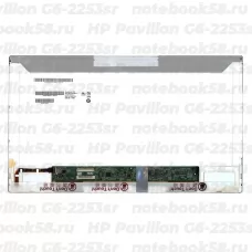 Матрица для ноутбука HP Pavilion G6-2253sr (1366x768 HD) TN, 40pin, Матовая