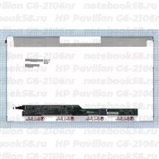 Матрица для ноутбука HP Pavilion G6-2106nr (1366x768 HD) TN, 40pin, Матовая