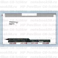 Матрица для ноутбука HP Pavilion G6-1c56nr (1366x768 HD) TN, 40pin, Матовая