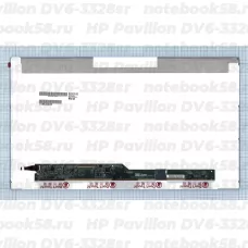 Матрица для ноутбука HP Pavilion DV6-3328sr (1366x768 HD) TN, 40pin, Матовая