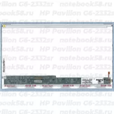 Матрица для ноутбука HP Pavilion G6-2332sr (1366x768 HD) TN, 40pin, Глянцевая