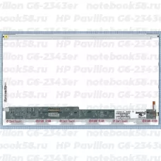 Матрица для ноутбука HP Pavilion G6-2343er (1366x768 HD) TN, 40pin, Глянцевая