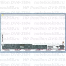 Матрица для ноутбука HP Pavilion DV6-3184 (1366x768 HD) TN, 40pin, Глянцевая