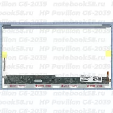 Матрица для ноутбука HP Pavilion G6-2039 (1366x768 HD) TN, 40pin, Глянцевая