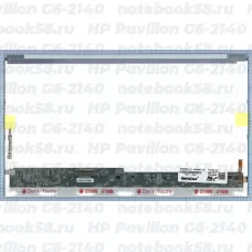 Матрица для ноутбука HP Pavilion G6-2140 (1366x768 HD) TN, 40pin, Глянцевая