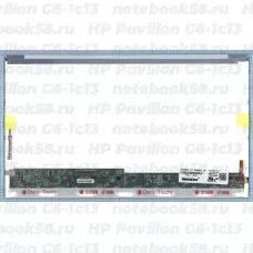 Матрица для ноутбука HP Pavilion G6-1c13 (1366x768 HD) TN, 40pin, Глянцевая