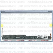 Матрица для ноутбука HP Pavilion DV6-3303 (1366x768 HD) TN, 40pin, Глянцевая