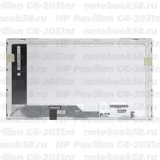 Матрица для ноутбука HP Pavilion G6-2031nr (1366x768 HD) TN, 40pin, Глянцевая