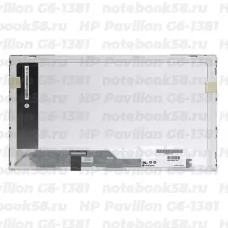 Матрица для ноутбука HP Pavilion G6-1381 (1366x768 HD) TN, 40pin, Глянцевая