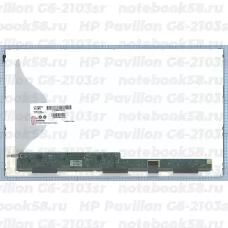 Матрица для ноутбука HP Pavilion G6-2103sr (1366x768 HD) TN, 40pin, Матовая