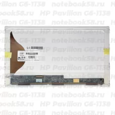 Матрица для ноутбука HP Pavilion G6-1138 (1366x768 HD) TN, 40pin, Глянцевая