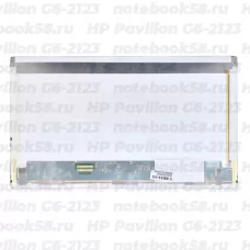 Матрица для ноутбука HP Pavilion G6-2123 (1366x768 HD) TN, 40pin, Матовая