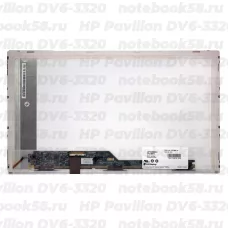 Матрица для ноутбука HP Pavilion DV6-3320 (1366x768 HD) TN, 40pin, Матовая