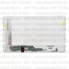 Матрица для ноутбука HP Pavilion G6-1153sr (1366x768 HD) TN, 40pin, Глянцевая