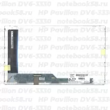 Матрица для ноутбука HP Pavilion DV6-3330 (1366x768 HD) TN, 40pin, Матовая