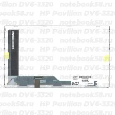 Матрица для ноутбука HP Pavilion DV6-3320 (1366x768 HD) TN, 40pin, Матовая