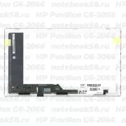 Матрица для ноутбука HP Pavilion G6-2066 (1366x768 HD) TN, 40pin, Глянцевая