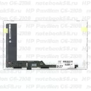 Матрица для ноутбука HP Pavilion G6-2108 (1366x768 HD) TN, 40pin, Глянцевая