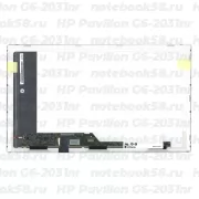 Матрица для ноутбука HP Pavilion G6-2031nr (1366x768 HD) TN, 40pin, Матовая