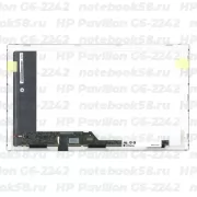 Матрица для ноутбука HP Pavilion G6-2242 (1366x768 HD) TN, 40pin, Матовая