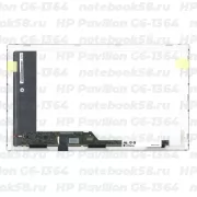 Матрица для ноутбука HP Pavilion G6-1364 (1366x768 HD) TN, 40pin, Матовая
