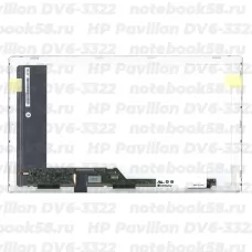 Матрица для ноутбука HP Pavilion DV6-3322 (1366x768 HD) TN, 40pin, Матовая