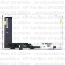 Матрица для ноутбука HP Pavilion G6-2339sr (1366x768 HD) TN, 40pin, Матовая