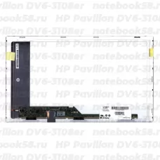 Матрица для ноутбука HP Pavilion DV6-3108er (1366x768 HD) TN, 40pin, Матовая