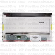 Матрица для ноутбука HP Pavilion DV6-3100 (1366x768 HD) TN, 40pin, Матовая