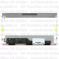 Матрица для ноутбука HP Pavilion G6-2102sr (1366x768 HD) TN, 40pin, Глянцевая