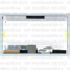 Матрица для ноутбука HP Pavilion G6-2112 (1366x768 HD) TN, 40pin, Матовая