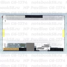 Матрица для ноутбука HP Pavilion G6-1374 (1366x768 HD) TN, 40pin, Матовая