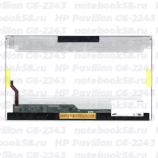 Матрица для ноутбука HP Pavilion G6-2243 (1366x768 HD) TN, 40pin, Глянцевая