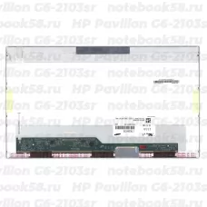 Матрица для ноутбука HP Pavilion G6-2103sr (1366x768 HD) TN, 40pin, Глянцевая