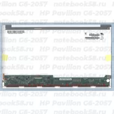 Матрица для ноутбука HP Pavilion G6-2057 (1366x768 HD) TN, 40pin, Глянцевая