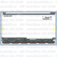 Матрица для ноутбука HP Pavilion G6-2108 (1366x768 HD) TN, 40pin, Глянцевая