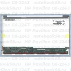 Матрица для ноутбука HP Pavilion G6-2243 (1366x768 HD) TN, 40pin, Глянцевая