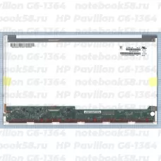 Матрица для ноутбука HP Pavilion G6-1364 (1366x768 HD) TN, 40pin, Глянцевая