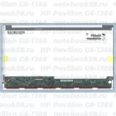 Матрица для ноутбука HP Pavilion G6-1366 (1366x768 HD) TN, 40pin, Глянцевая