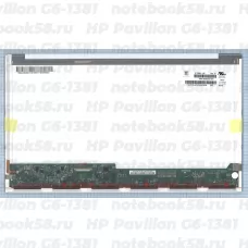 Матрица для ноутбука HP Pavilion G6-1381 (1366x768 HD) TN, 40pin, Глянцевая