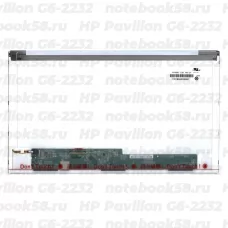 Матрица для ноутбука HP Pavilion G6-2232 (1366x768 HD) TN, 40pin, Глянцевая