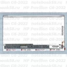 Матрица для ноутбука HP Pavilion G6-2022 (1366x768 HD) TN, 40pin, Глянцевая