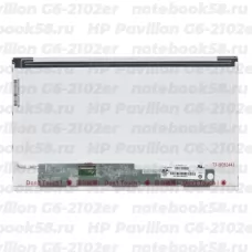 Матрица для ноутбука HP Pavilion G6-2102er (1366x768 HD) TN, 40pin, Матовая