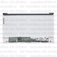 Матрица для ноутбука HP Pavilion G6-2106nr (1366x768 HD) TN, 40pin, Матовая