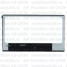 Матрица для ноутбука HP Pavilion G6-2039 (1366x768 HD) TN, 40pin, Глянцевая