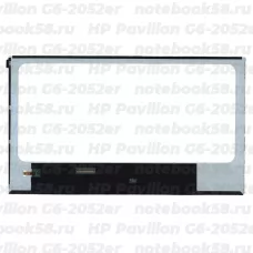 Матрица для ноутбука HP Pavilion G6-2052er (1366x768 HD) TN, 40pin, Глянцевая