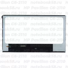 Матрица для ноутбука HP Pavilion G6-2110 (1366x768 HD) TN, 40pin, Глянцевая