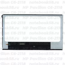 Матрица для ноутбука HP Pavilion G6-2118 (1366x768 HD) TN, 40pin, Глянцевая